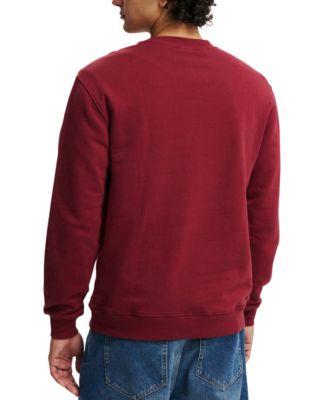 МУЖСКАЯ флисовая толстовка с графическим принтом Crew из ХЛОПКА НА ХЛОПКЕ 6990₽