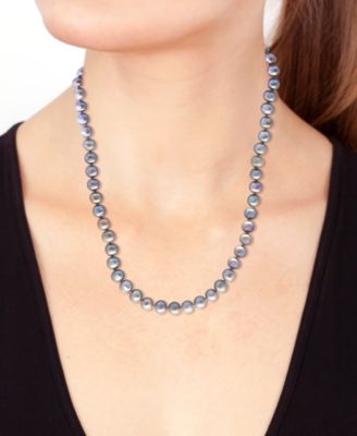 EFFY&reg; White Cultured Freshwater Pearl (7 mm) 18" Statement Necklace (Also in Gray, Pink, & Multicolor Cultured Freshwater Pearl)