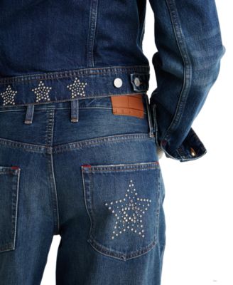 Tommy Jeans Women's Mia Relaxed Star Studded Jeans	