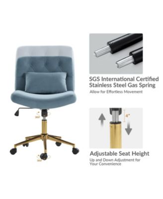 1 Pc Stainless Steel Gas Spring SGS Certified Modern Ergonomic High-Back Office Chair