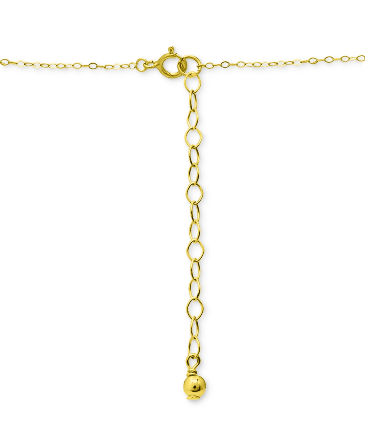 Giani Bernini Cubic Zirconia Christmas Tree Pendant Necklace, 16" + 2" Extender, Created For Macy's In Gold