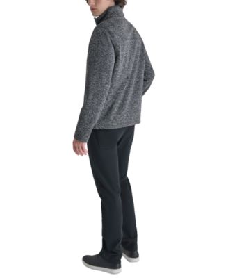 Men's Sweater-Knit Fleece Jacket 
