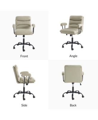 Bartholomew Modern Office Chair with SGS International Certified Stainless Steel Gas Spring