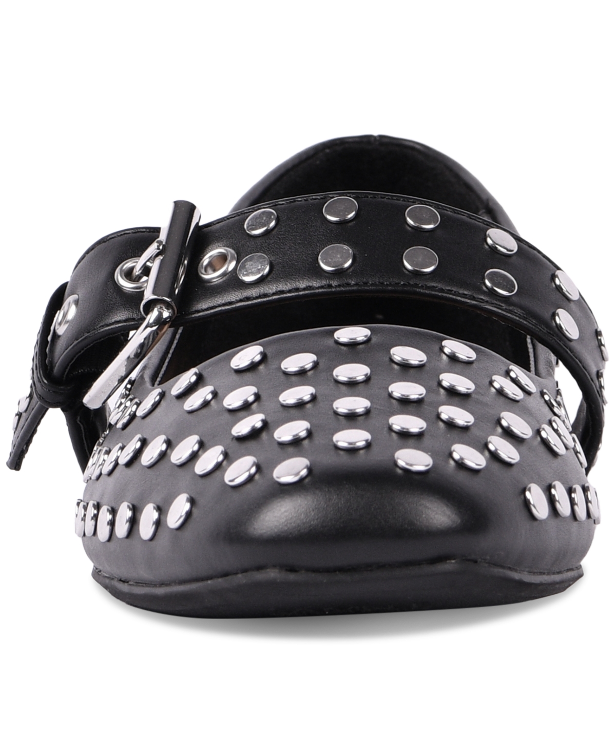 Dv Dolce Vita Women's Mellie Buckle Strap Studded Mary Jane Flats