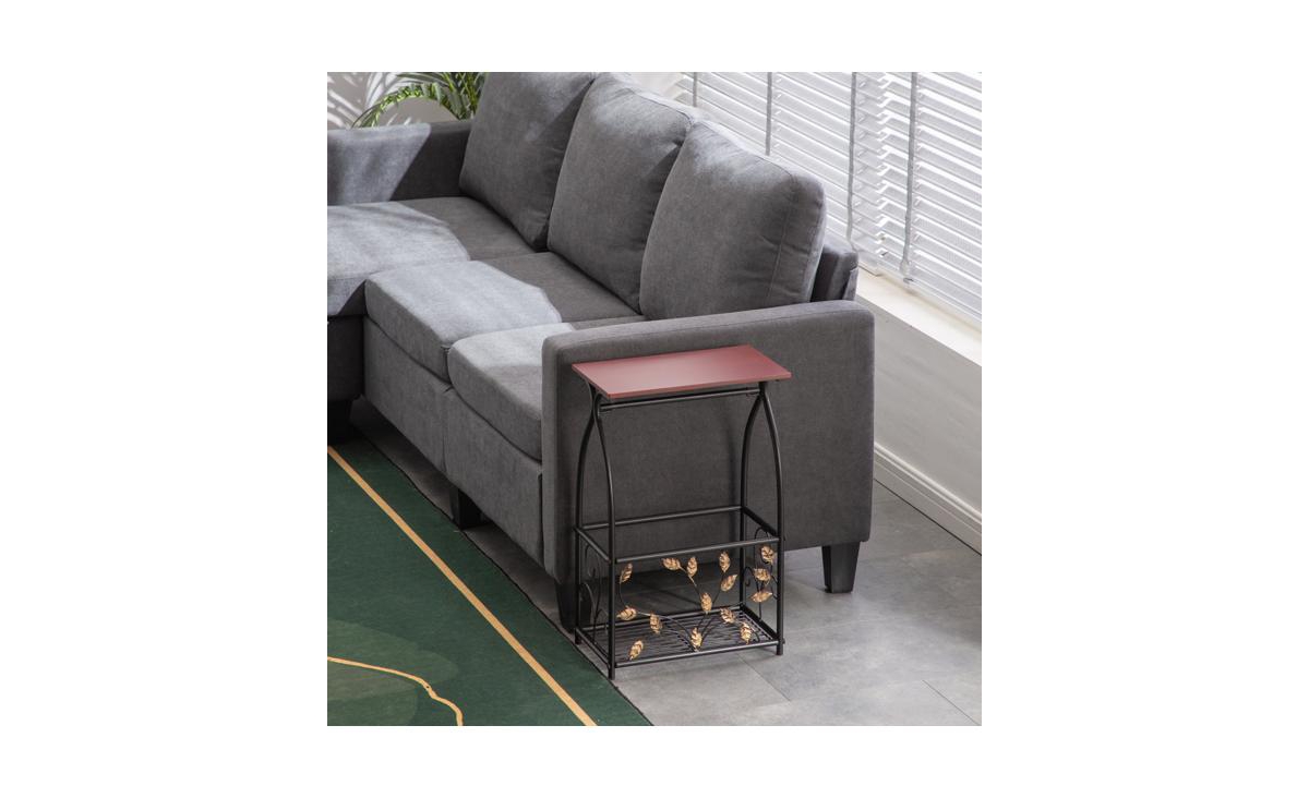 Slickblue Multifunctional Bathroom Table / Interior Side Table Tissue Magazine Rack A
