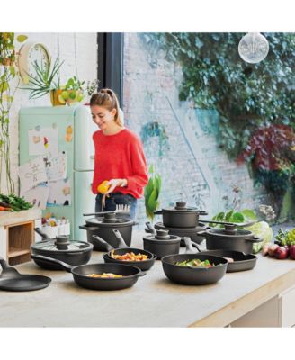 Leo Stone+ Nonstick Ceramic 12" Wok Pan, 5.3qt