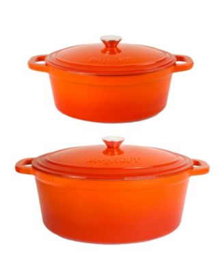 Neo 4pc Cast Iron Cookware Set, 5qt. & 8qt.