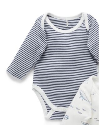 Baby Boys Easy Neck L/S Bodysuit 2 pack