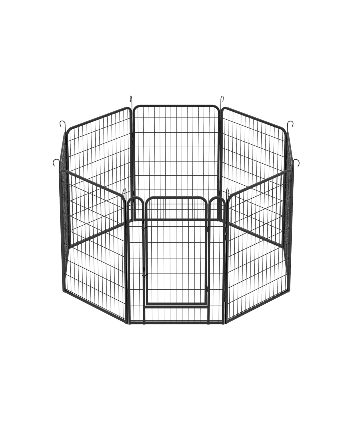 Slickblue 8-Panel Heavy-Duty Metal Playpen with Door, 39.37