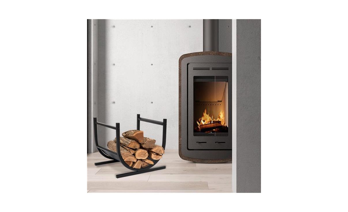 Slickblue U-Shaped Firewood Holder for Efficient Storage and Organization