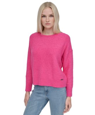DKNY Jeans - Women's Boucle Crewneck Sweater