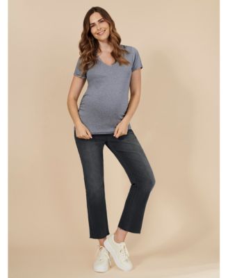 Women's Secret Fit Over the Belly Slim Straight Leg Jeans - Motherhood Maternity