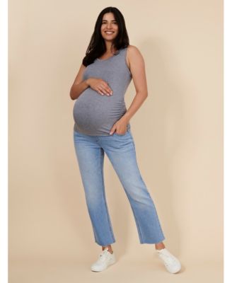 Women's Secret Fit Over the Belly Slim Straight Leg Jeans - Motherhood Maternity