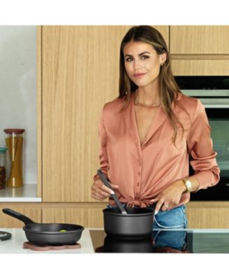 Leo Stone+ 5pc Nonstick Ceramic Cookware Set, Recycled