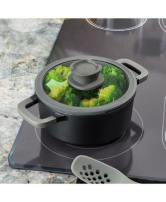 Leo Stone+ 5pc Nonstick Ceramic Cookware Set, Recycled