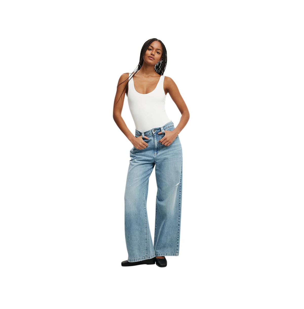 Cotton On Women's Cleo Scoop Neck Low Back Bodysuit