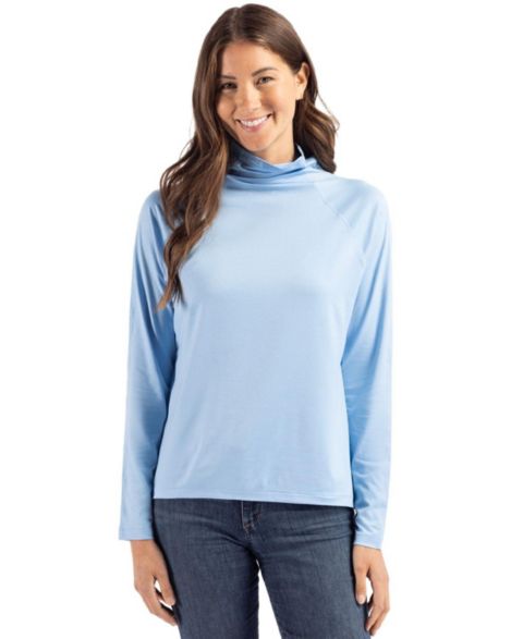 Женские куртки Cutter & Buck Women's Cutter and Buck Coastline Epic Comfort Recycled Funnel Neck