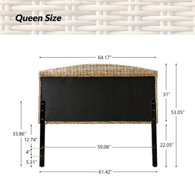 Albira Tropical Kubu wood Full Headboard with NC Finish