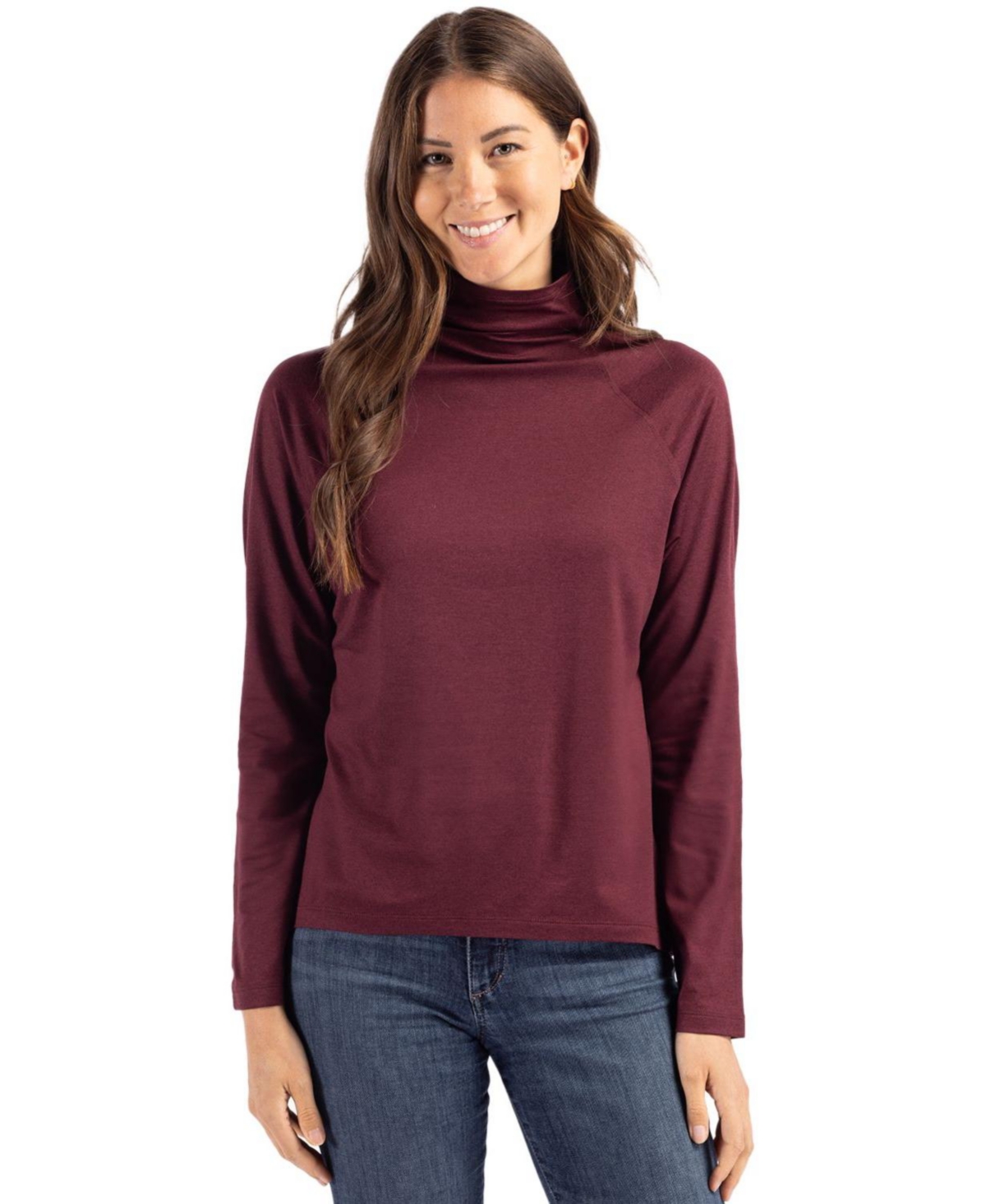 Women's Coastline Epic Comfort Recycled Funnel Neck - Navy blue
