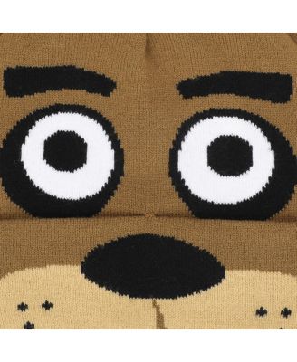 Five Nights at Freddys Mens Adult Freddy Fazbear Face Beanie 3390₽