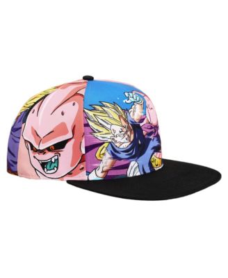 Dragon Ball Z Men's Majin Buu - Goku Sublimation Panel Baseball Cap