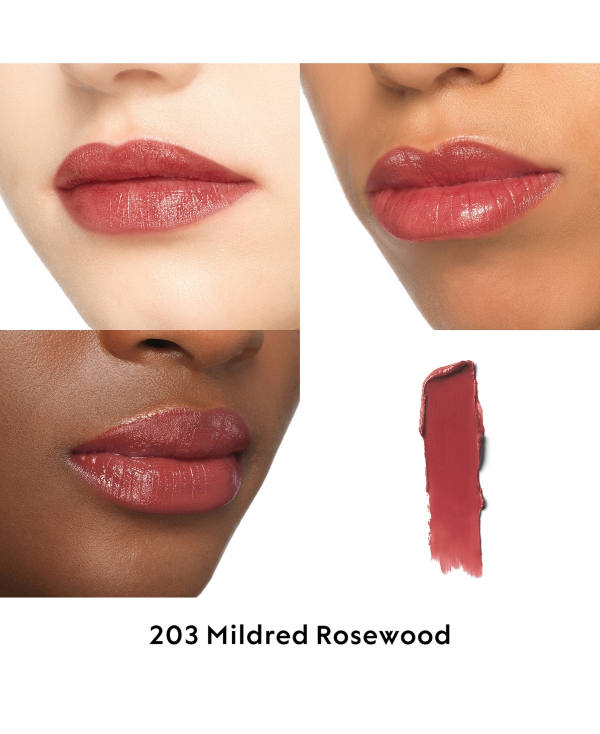 Gucci Rouge A Levres Voile Sheer Lipstick In 203 - Mildred Rosewood