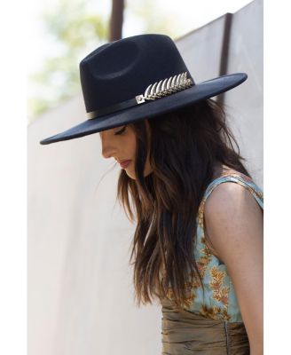 Grace Wool Felt Adjustable Wide Brim Hat