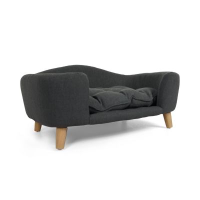 Streamdale Mid-Century Modern Dog Bed with Tufted Cushion