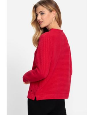 Olsen Womens Ribbed Knit Jersey Top 19890₽