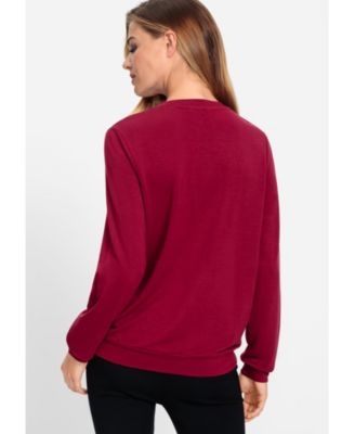 Olsen Womens Cable Sparkle Embellished T-Shirt 19890₽