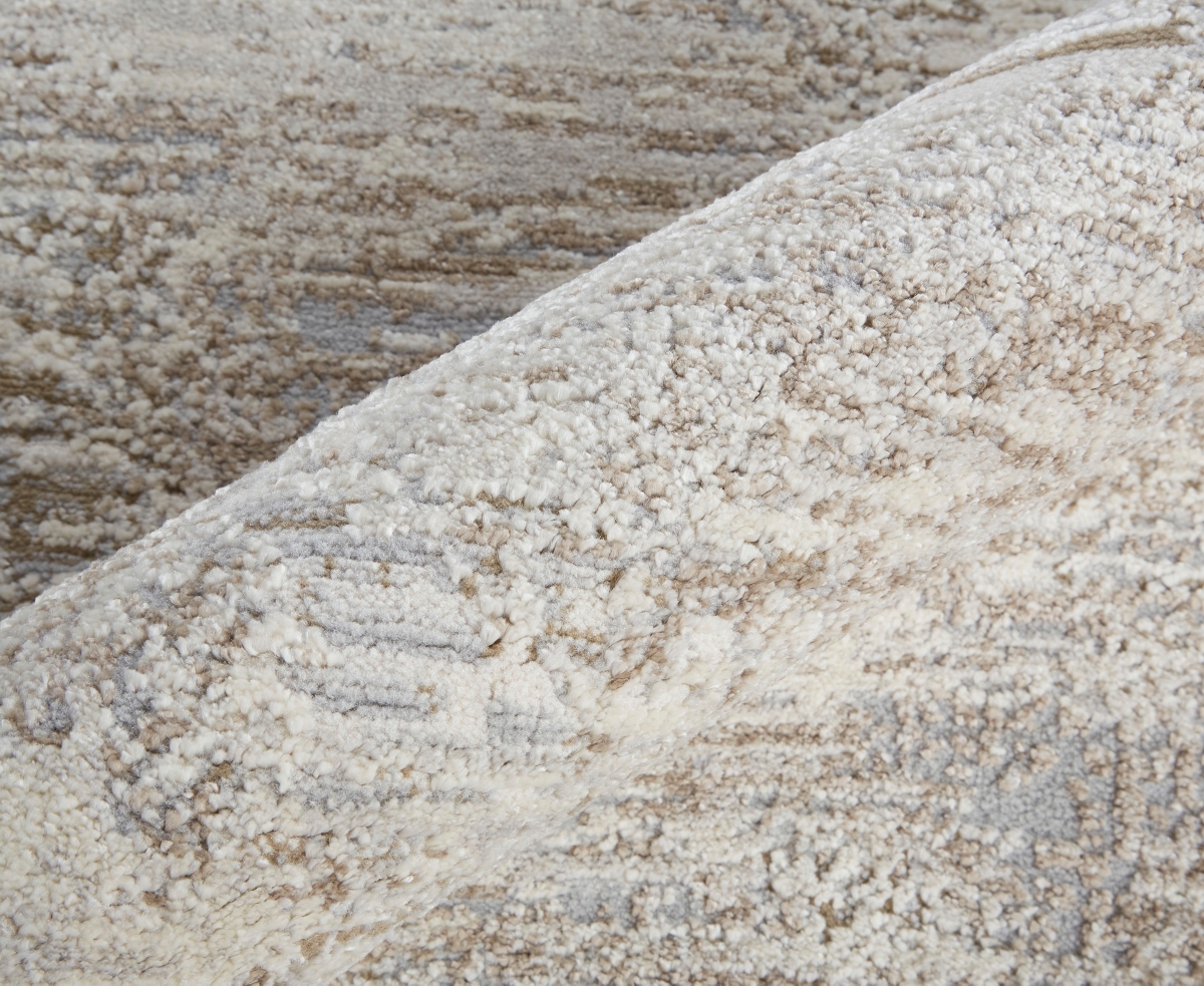 Feizy Vancouver 39fhf 4'x6' Area Rug In Ivory,gray