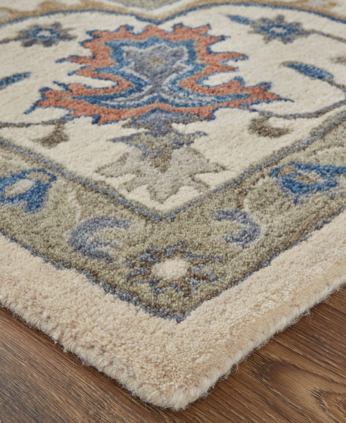 Shop Feizy Rylan 8640f 5'x8' Area Rug In Gray