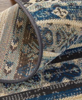 Shop Feizy Nolan 39atf Rug Collection In Blue,red
