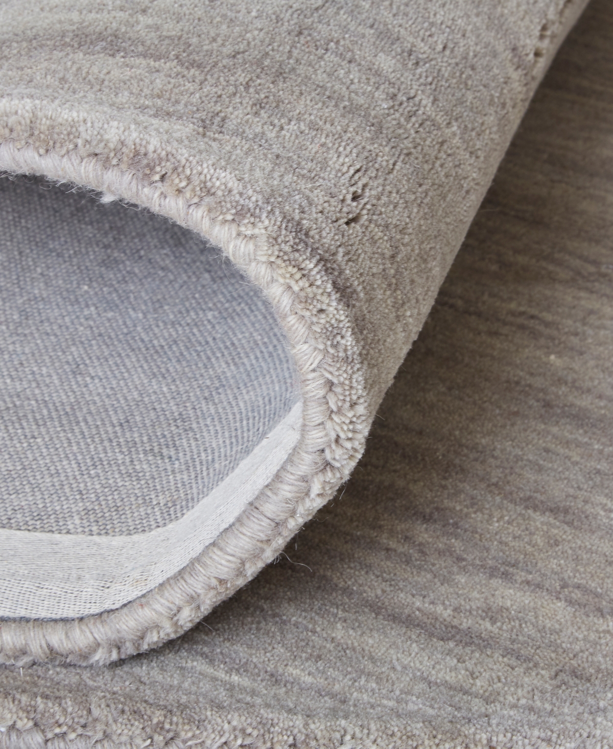 Shop Feizy Luna 8049f 8'x8' Round Area Rug In Gray,ivory