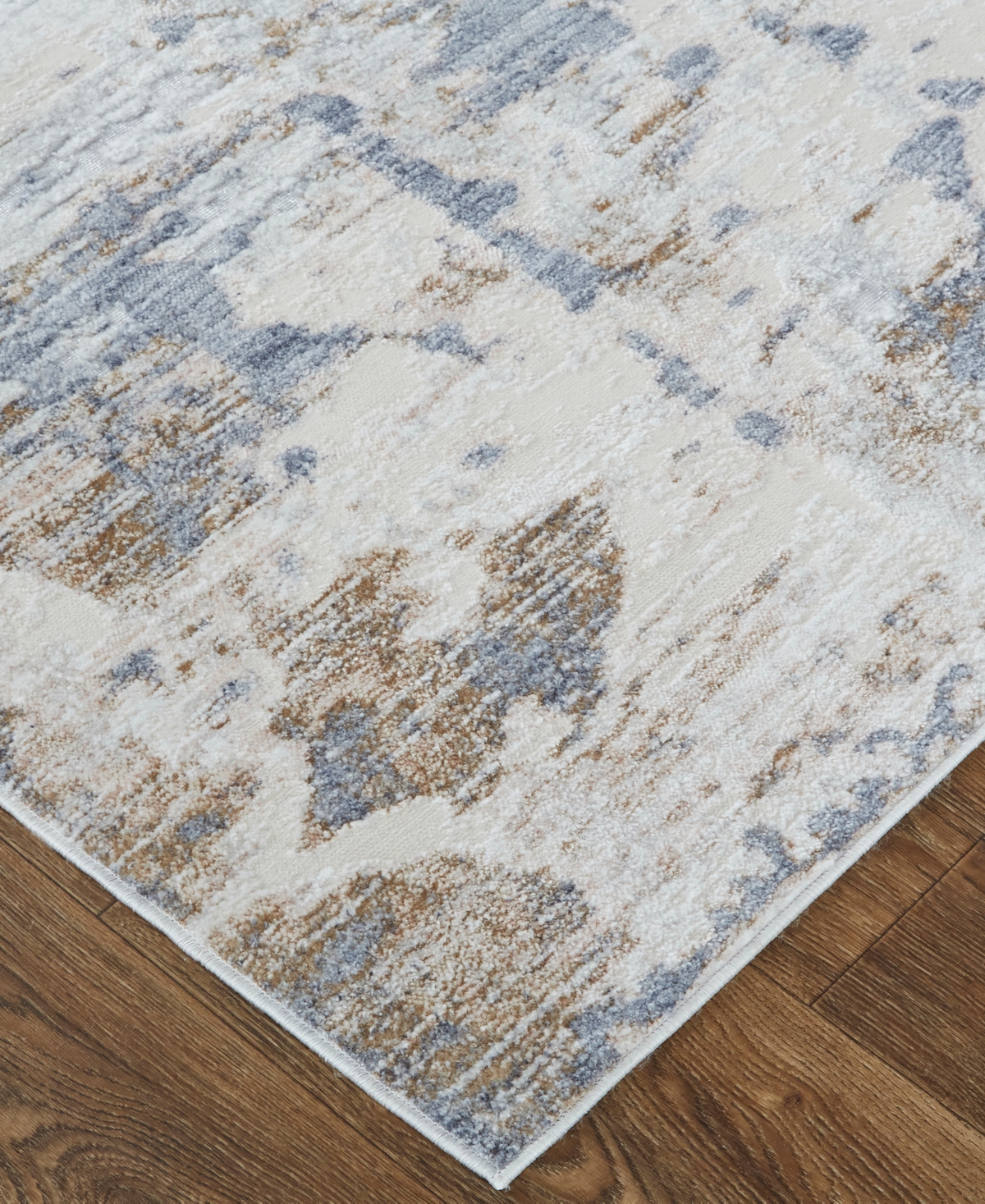Shop Feizy Laina 39ghf 4'x6' Area Rug In Ivory,gray