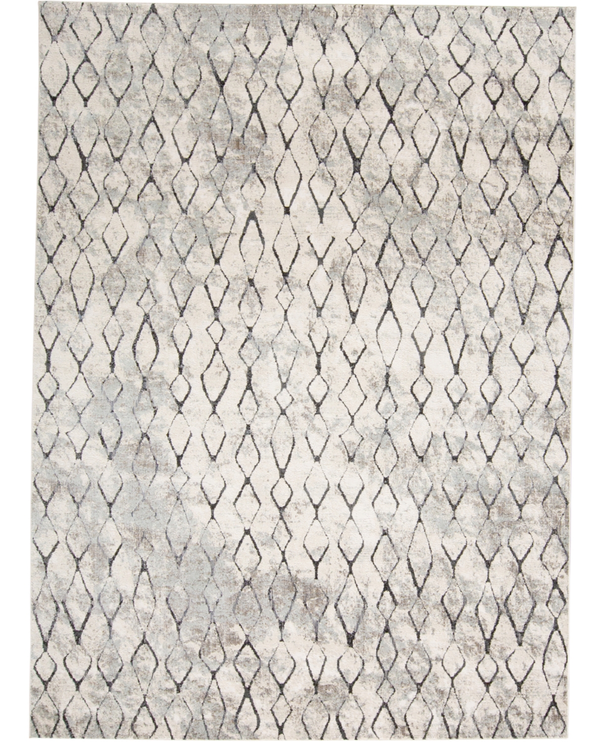 Shop Feizy Kano 3872f 6'7"x9'6" Area Rug In Ivory,gray