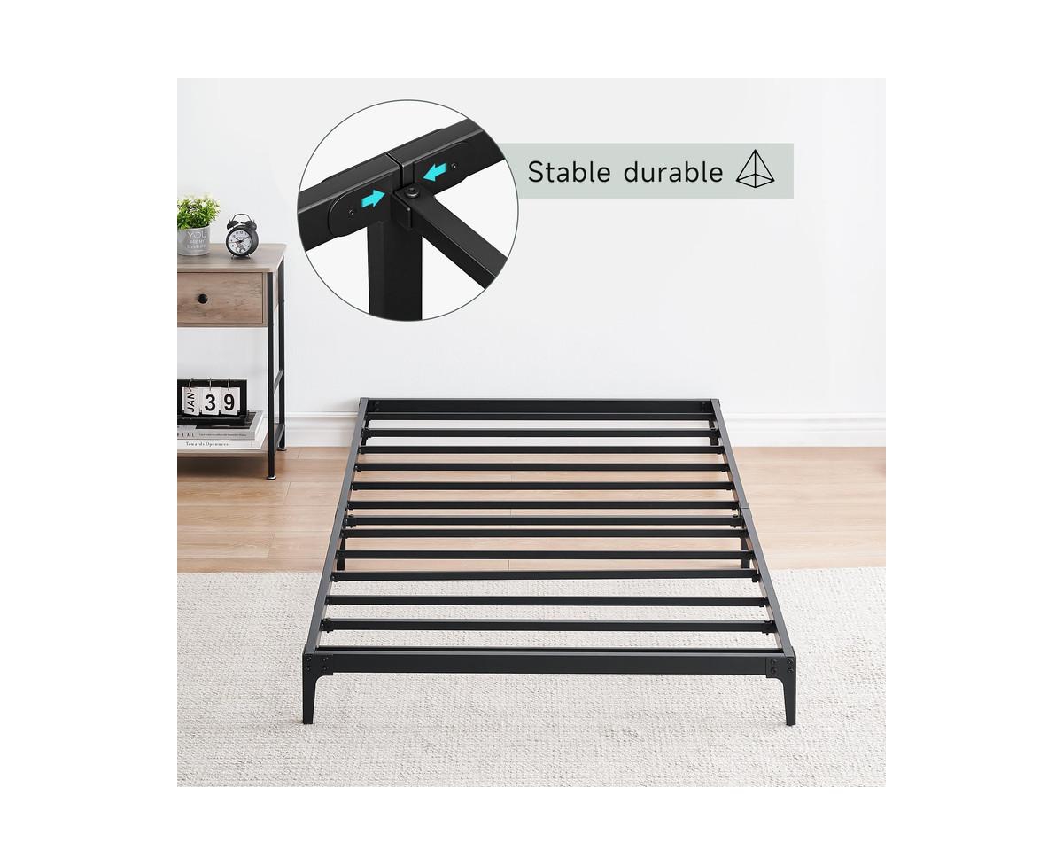 gaomon Bed Frame Heavy Duty Metal Mattress Foundation Platform Sturdy Steel Slat No Box Spring Needed, Easy Assembly