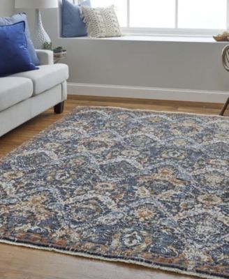 Shop Feizy Kaia 39hrf Rug Collection In Blue