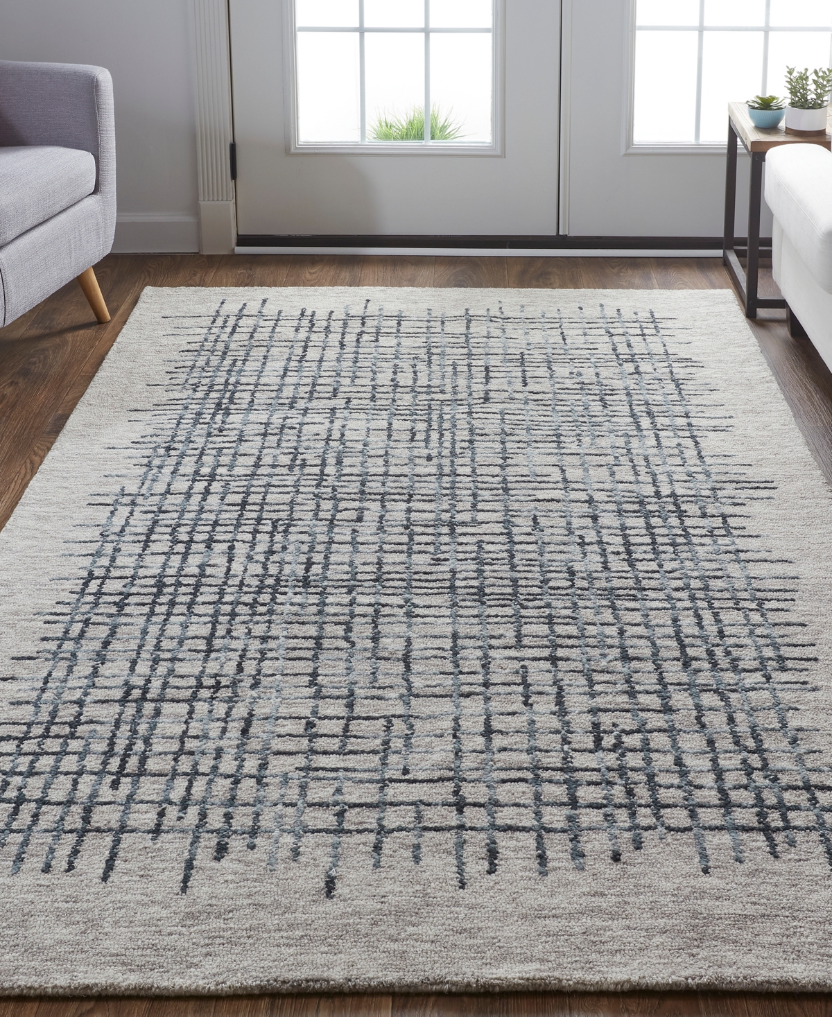 Shop Feizy Maddox 8630f 8'x10' Area Rug In Gray,green