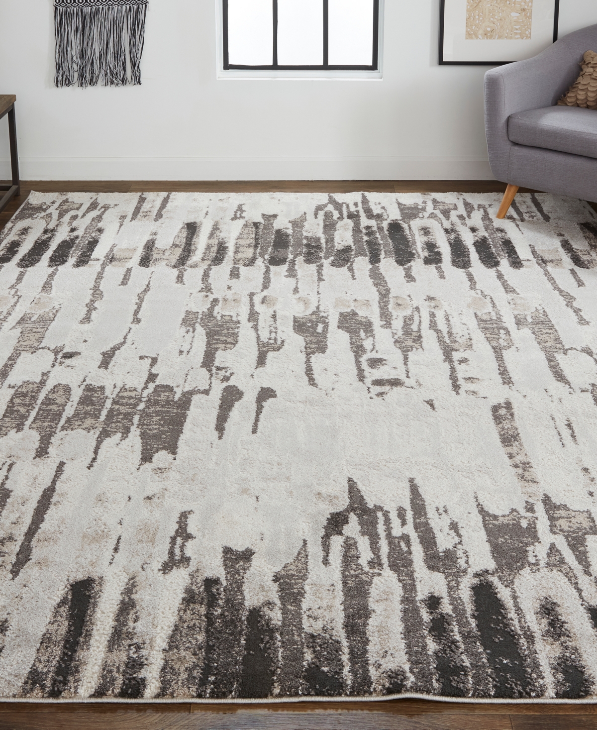 Feizy Vancouver 39fif 8'x10' Area Rug In Ivory
