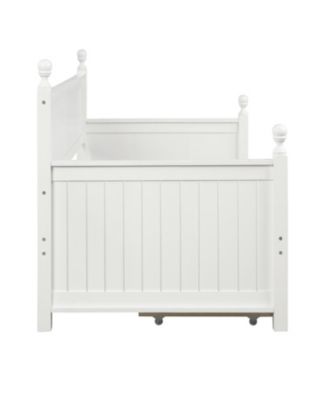Twin Size Wood Daybed with Three Drawers – Stylish and Functional Design in White, No Box Spring Needed, Perfect for Guest Rooms or Kids' Bedrooms