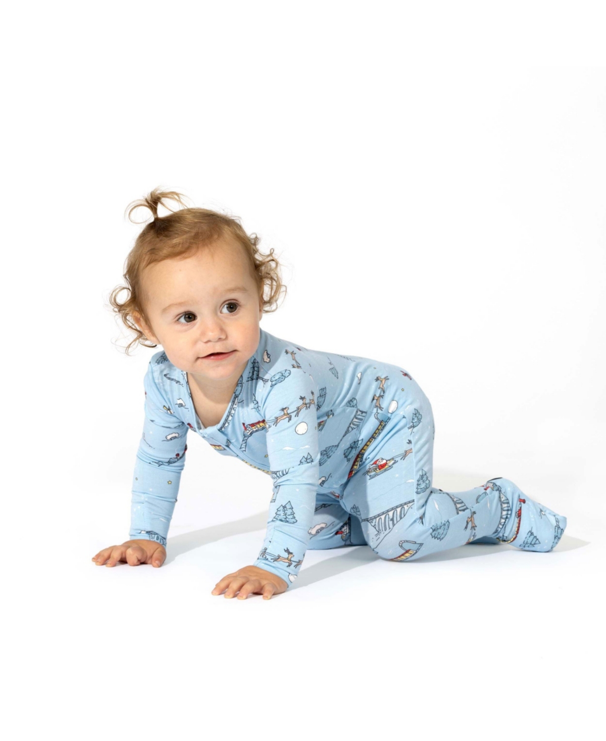 Shop Bellabu Bear Unisex Baby Polar Express Convertible Footie