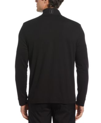 PGA TOUR Мужской свитер PGA TOUR в полоску на груди с длинными рукавами и застежкой на четверть молнии в стиле омбре 15990₽