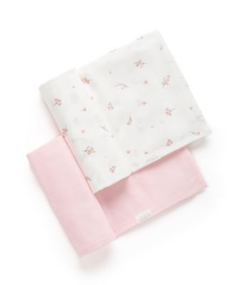 Baby Girl Muslin Swaddle 2 Pack
