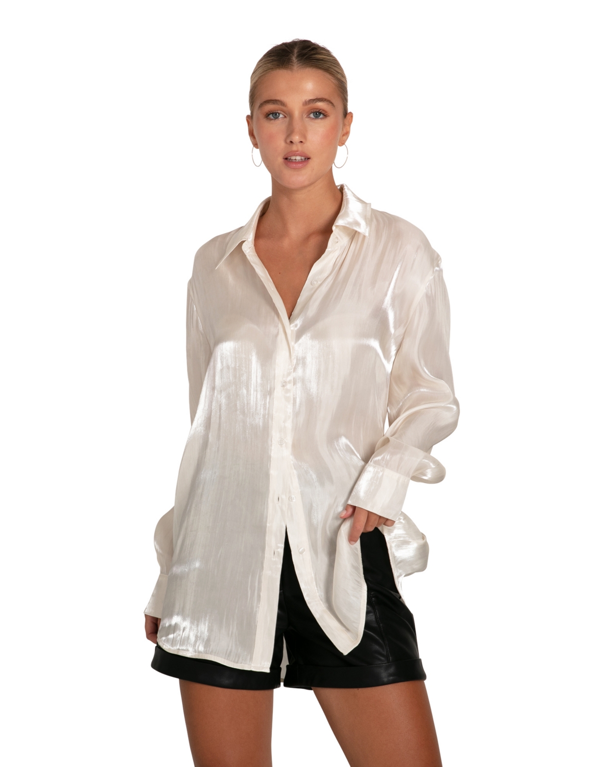 Women's Back To You Iridescent Shirt - White