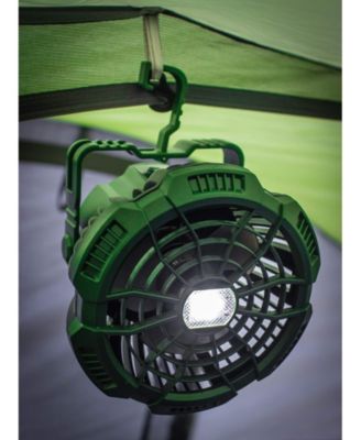 EcoBreeze Outdoor Adventure Fan with Integrated Lantern