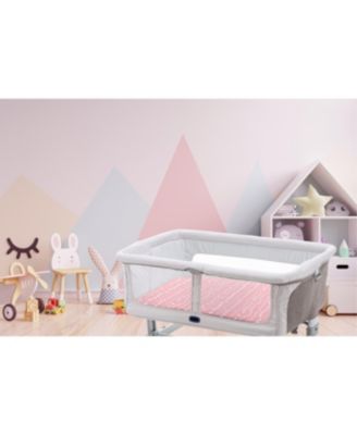 Baby Bedside Bassinet Sheet Set for Boy and Girl, 5 Pack, Universal Fitted for Oval, Hourglass & Rectangle Bassinet Mattress, Fitted Sheets.