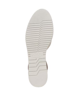 Women's Intro Round Toe Slip On Low Wedge Flats