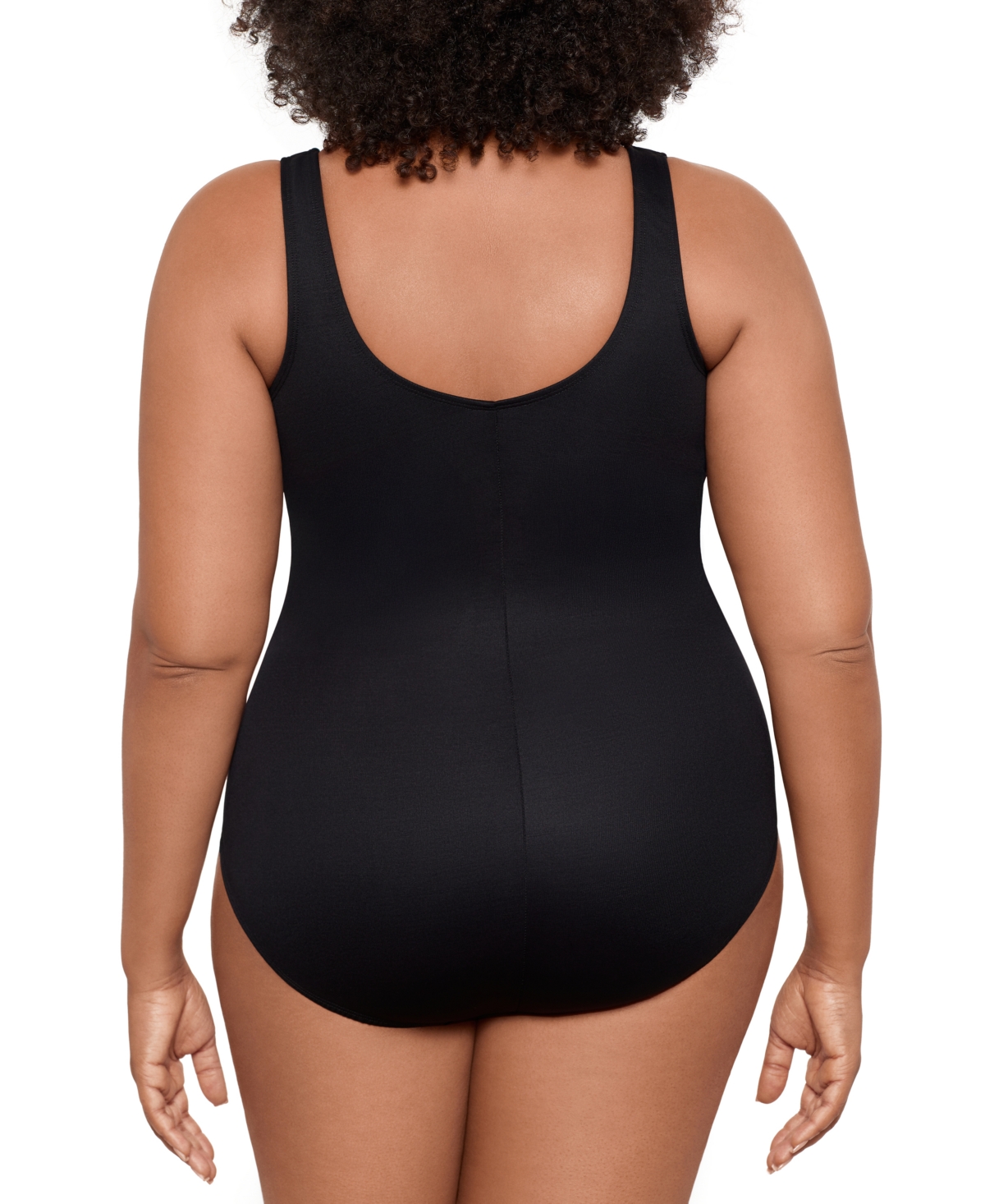 MIRACLESUIT PLUS SIZE FLOR DE MAR OCEANUS TUMMY-CONTROL ONE-PIECE SWIMSUIT 