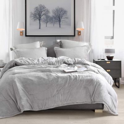 Oversized Twin Comforter Set - Wait Oh What - Tundra Gray